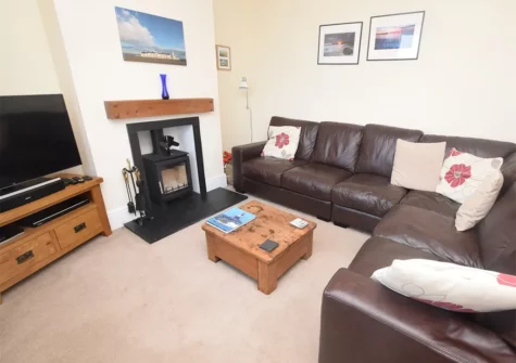 The living room at 1 St Anns Head Lighthouse, St Annes Head