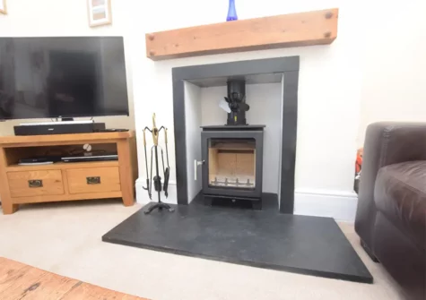The living room at 1 St Anns Head Lighthouse, St Annes Head