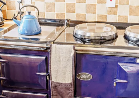 The kitchen at 1 St Anns Head Lighthouse, St Annes Head