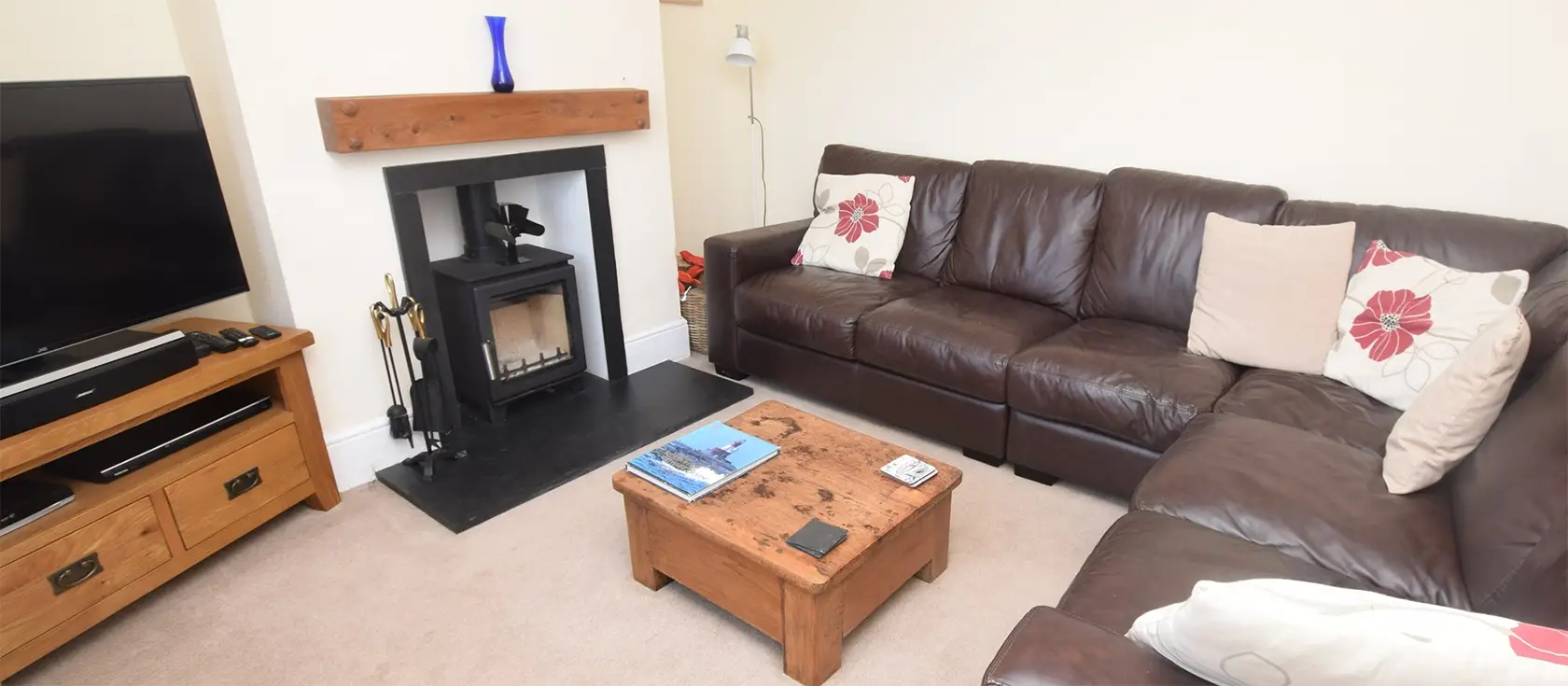 1 St Anns Head Lighthouse, St Annes Head is a unique 3-bedroom home offering coastal living and countryside tranquillity with charming rustic interiors, stunning sea views, and beachside walks, providing a prime location for exploring Pembrokeshire.