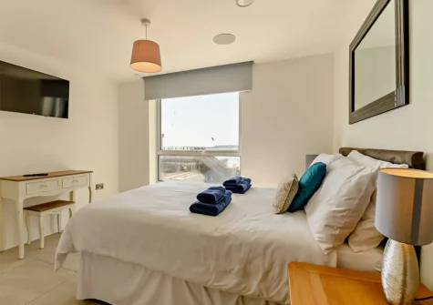 Bedroom #1 at 10 Waters Edge, Tenby