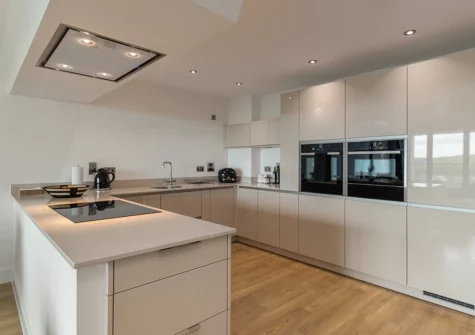 The kitchen at 10 Waterstone House, Tenby