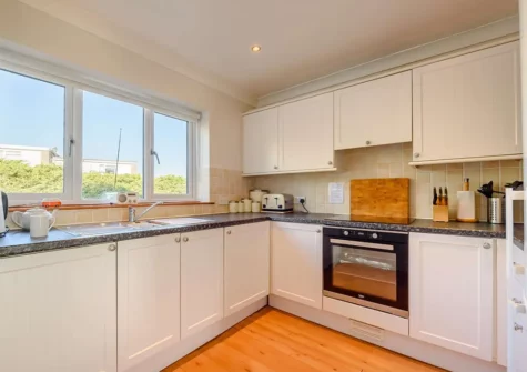 The kitchen at 13 Freshwater Bay, Freshwater East