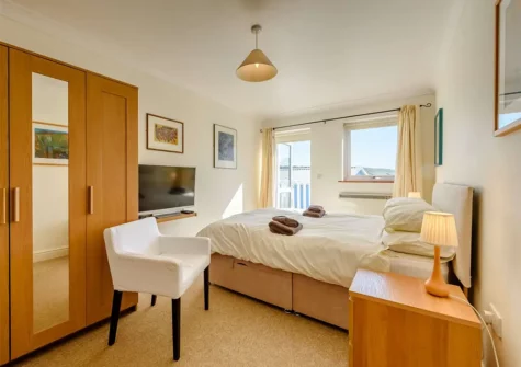 Bedroom #1 at 13 Freshwater Bay, Freshwater East