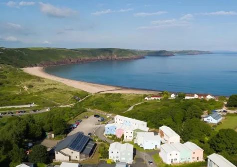 Wander down to relax on Freshwater East Beach when you stay at 13 Freshwater Bay