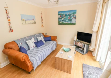 The living room at 2 Primrose Cottage, Saundersfoot