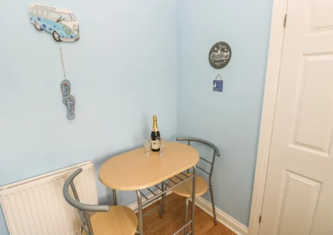 The kitchen at 2 Primrose Cottage, Saundersfoot