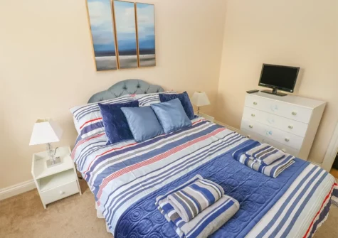 The bedroom #1 at 2 Primrose Cottage, Saundersfoot