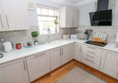 The kitchen at 22 Giltar House, Tenby