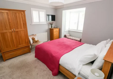 Bedroom #1 at 22 Giltar House, Tenby