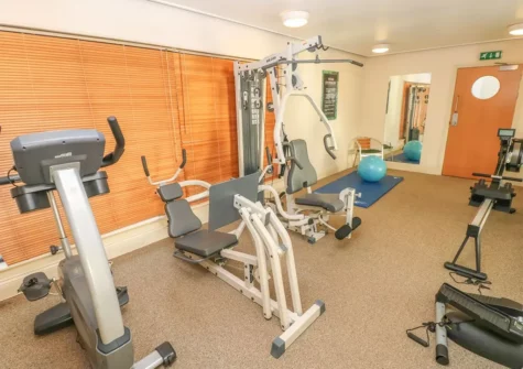 Guests have access to the gym when staying at 22 Giltar House, Tenby