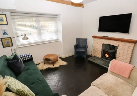 The living area at 3 Bridge Villas, Narberth