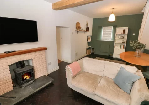 The living area at 3 Bridge Villas, Narberth