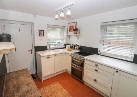 The kitchen at 3 Bridge Villas, Narberth