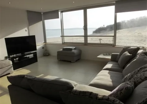 The living area at 3 Waters Edge, Tenby
