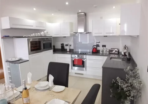 The kitchen & dining area at 3 Waters Edge, Tenby