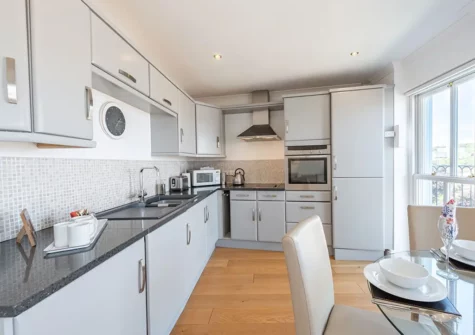 The kitchen & dining area at 4 Goscar Court, Tenby