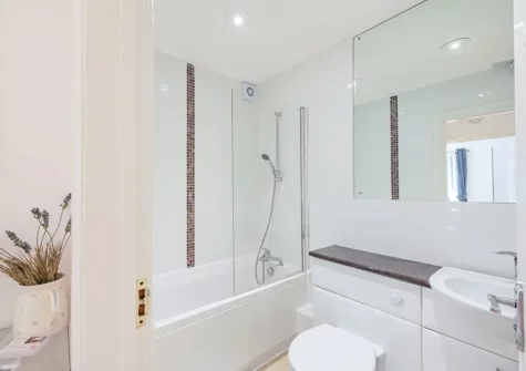 Bedroom #2 en-suite at 4 Goscar Court, Tenby