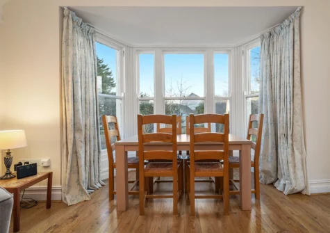 The dining area at 4 St Mary's House, Tenby