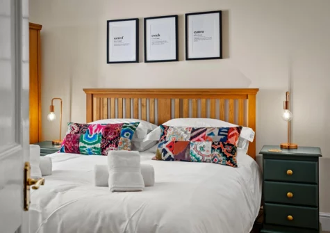 Bedroom #1 at 4 St Mary's House, Tenby