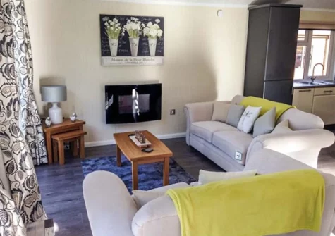 The living area at 95 The Haven, Heritage Park, Stepaside