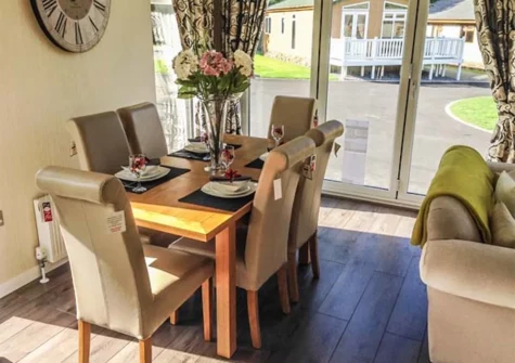 The dining area at 95 The Haven, Heritage Park, Stepaside