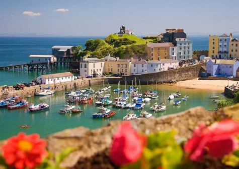 Tenby Harbour, where you can enjoy a spot of fishing, take a boat trip out to the nearby Caldey Island or relax and unwind on the fantastic beach