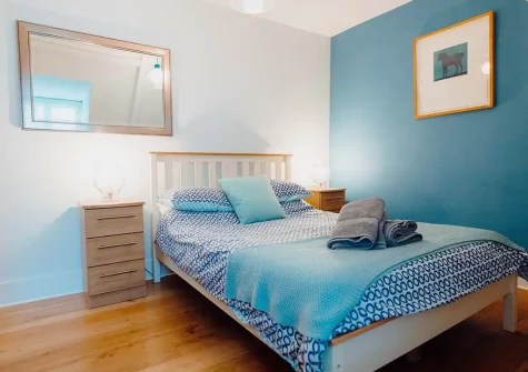Bedroom #1 at Albert View 2, Tenby