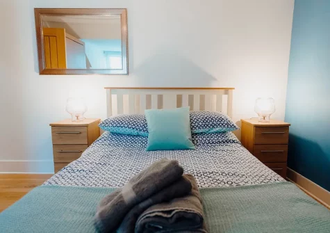 Bedroom #1 at Albert View 2, Tenby