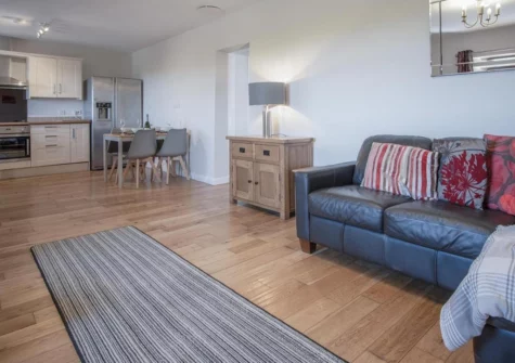 The living area at Anchor Well, Ludchurch