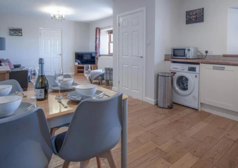 The dining area & kitchen at Anchor Well, Ludchurch