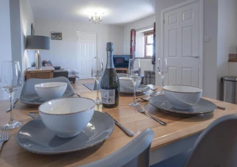 The dining area at Anchor Well, Ludchurch