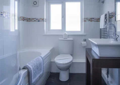 The bathroom at Anchor Well, Ludchurch