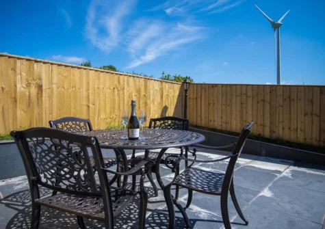 The patio & alfresco dining area at Anchor Well, Ludchurch