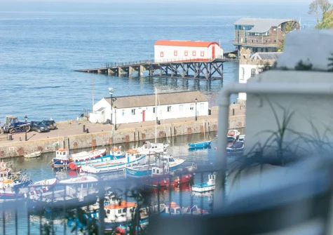 The view from the balcony at Apartment 3, Royal Victoria Court, Tenby