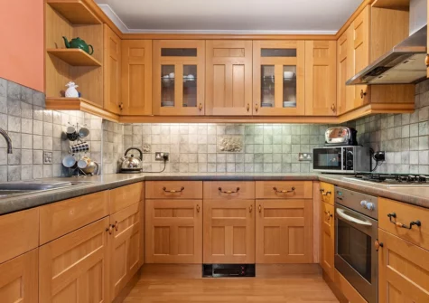 The kitchen at Arcadia House, Tenby