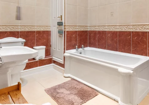 The bathroom at Arcadia House, Tenby