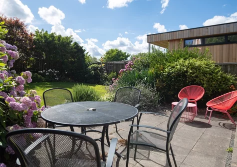 The patio at Ballyroan, East Williamston