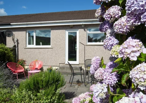 The patio at Ballyroan, East Williamston