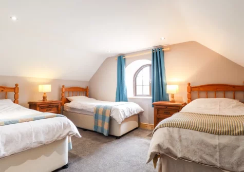 Bedroom #2 at Barn Court Cottage, Templeton