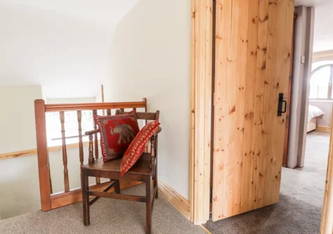 The first floor landing at Barn Court Cottage, Templeton