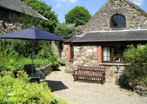 The first floor landing at Barn Court Cottage, Templeton