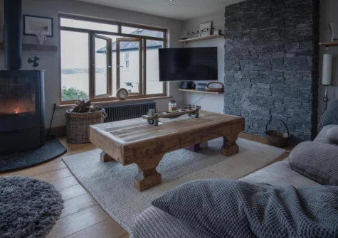 The living room at Bayview House, Saundersfoot