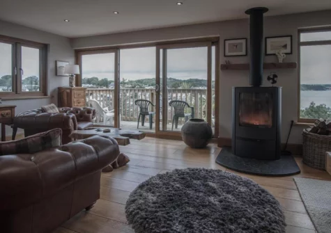 The living room at Bayview House, Saundersfoot