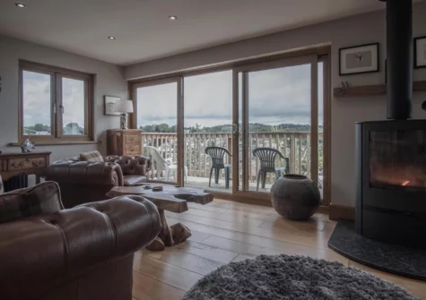 The living room at Bayview House, Saundersfoot