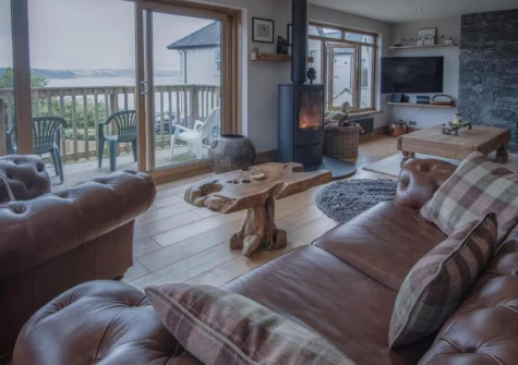 The living room at Bayview House, Saundersfoot