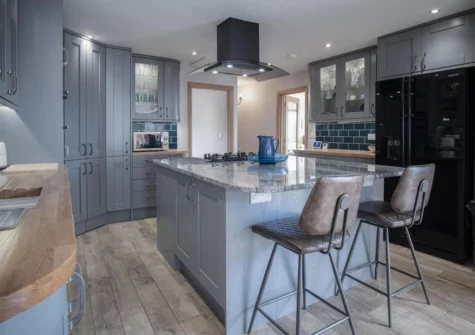 The kitchen at Bayview House, Saundersfoot