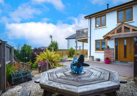 Outside Bayview House, Saundersfoot