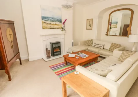 The living area at Berlin House, Tenby