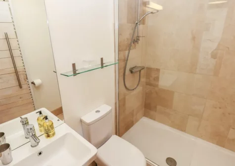 Bedroom #2 en-suite at Berlin House, Tenby